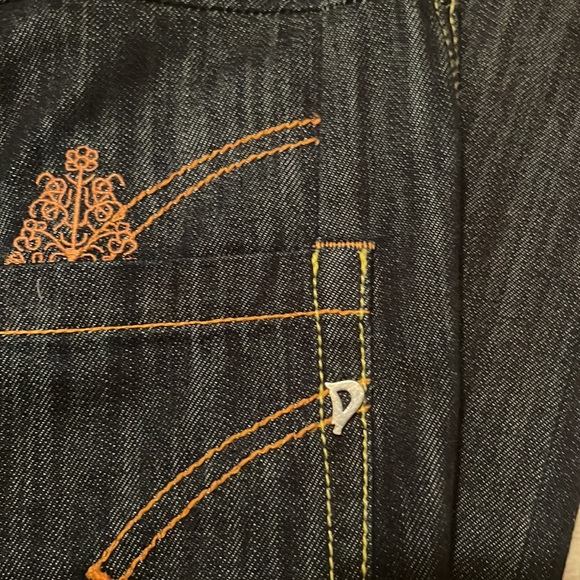 Dondup Milano dark denim jeans ‘Dandy’ cotton/Kashmir- 28 - Picture 6 of 7